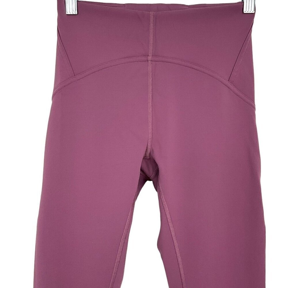 Lululemon InStill High Rise Crop Leggings 23" Vintage Plum 4 Yoga Train Pilates - Picture 4 of 6